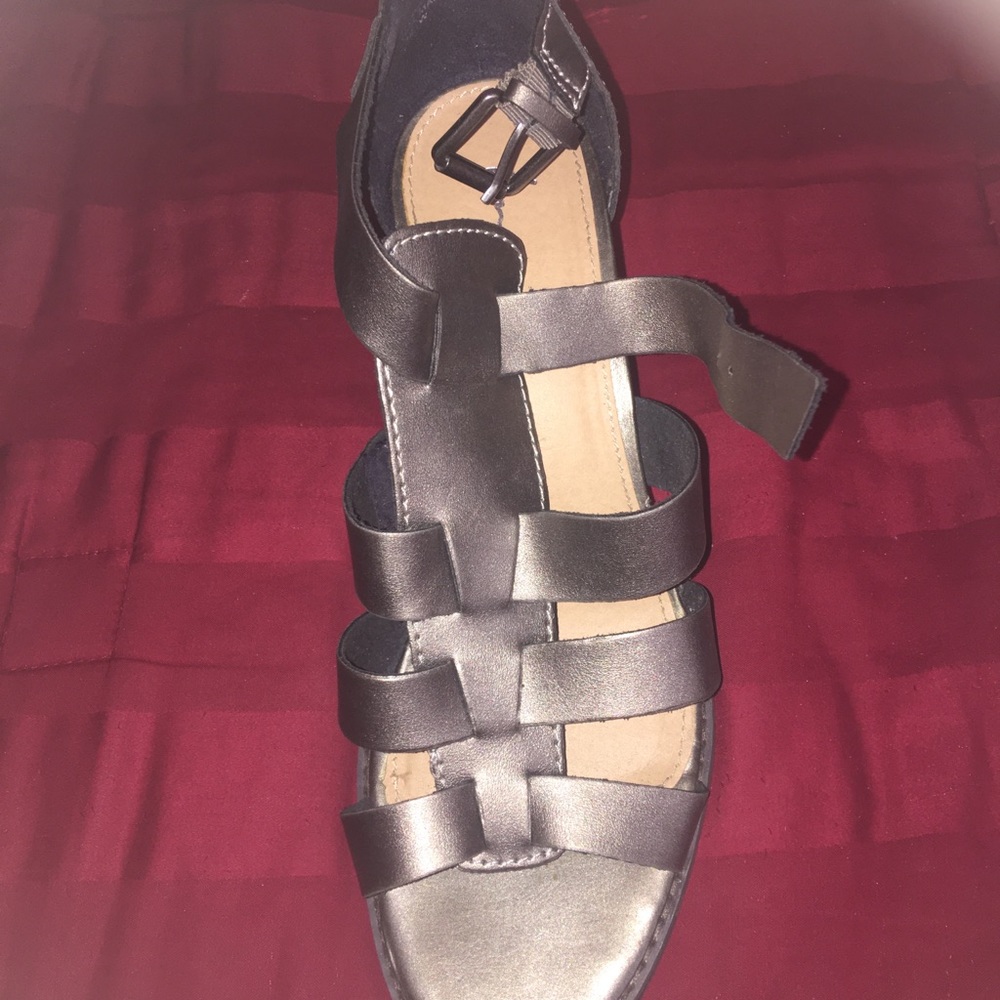 Copper color 12W heels (Lane Bryant)